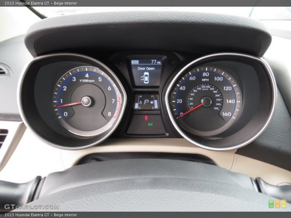 Beige Interior Gauges for the 2013 Hyundai Elantra GT #71957929