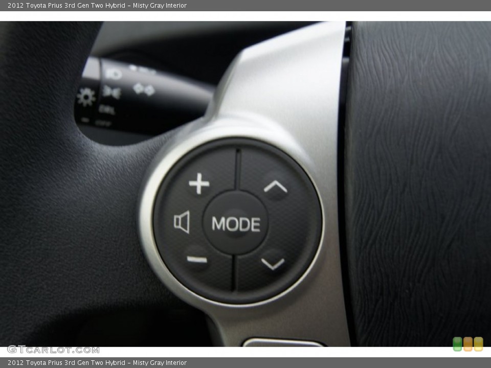 Misty Gray Interior Controls for the 2012 Toyota Prius 3rd Gen Two Hybrid #71958178