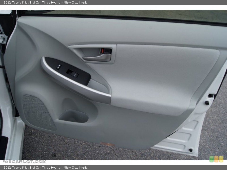 Misty Gray Interior Door Panel for the 2012 Toyota Prius 3rd Gen Three Hybrid #71958871