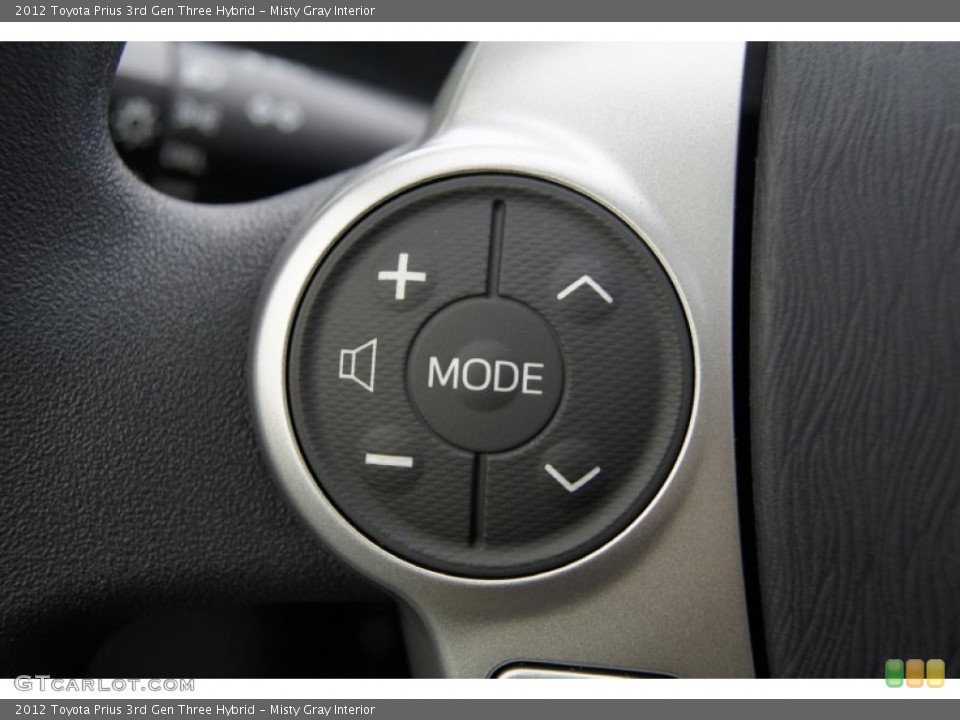 Misty Gray Interior Controls for the 2012 Toyota Prius 3rd Gen Three Hybrid #71959006