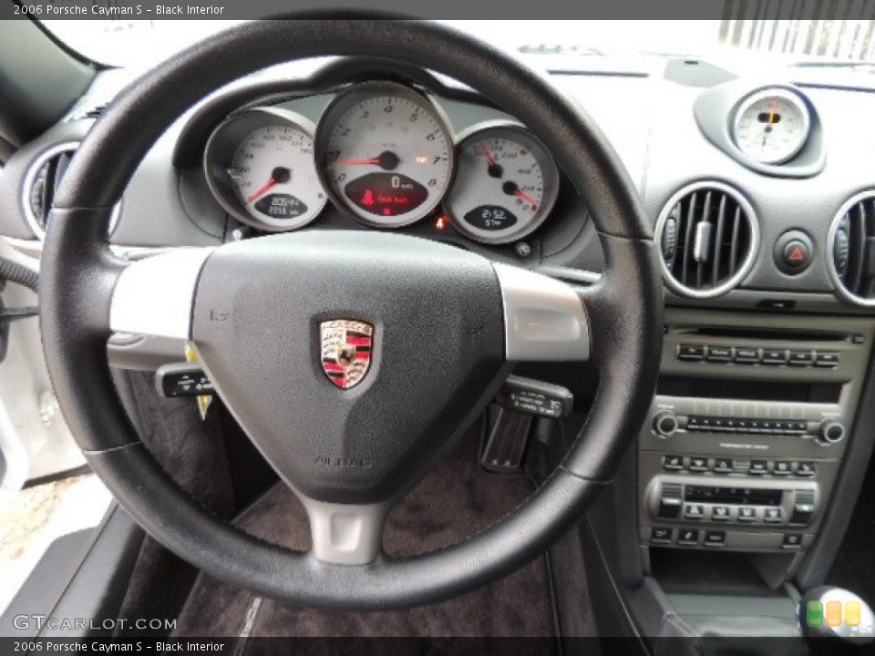 Black Interior Steering Wheel for the 2006 Porsche Cayman S #71959696