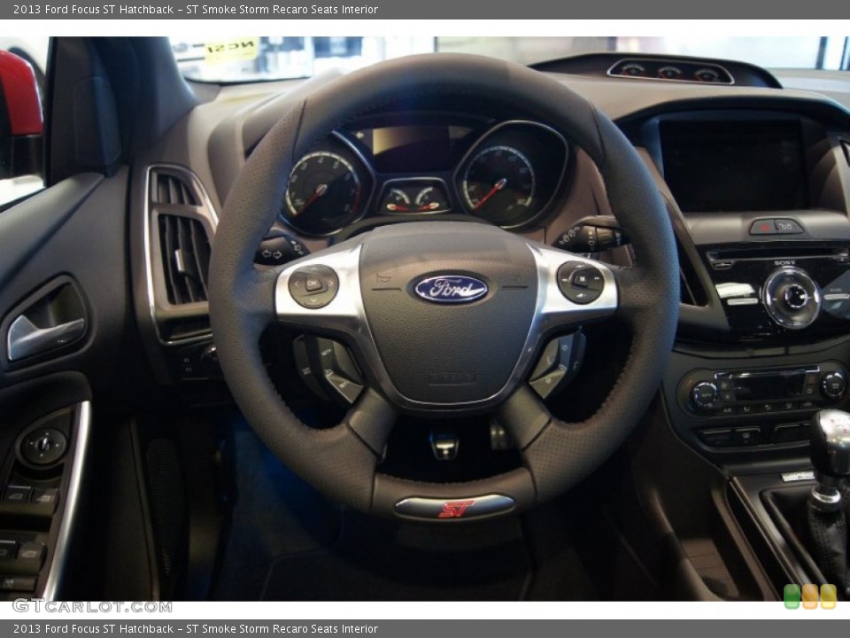 ST Smoke Storm Recaro Seats Interior Steering Wheel for the 2013 Ford Focus ST Hatchback #71959867