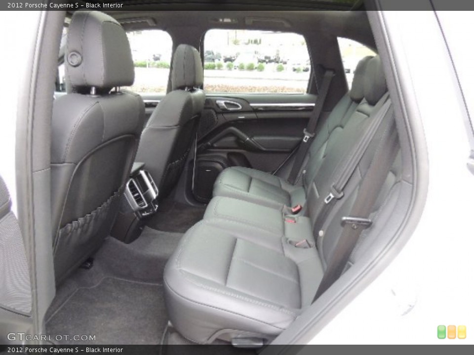 Black Interior Rear Seat for the 2012 Porsche Cayenne S #71960182