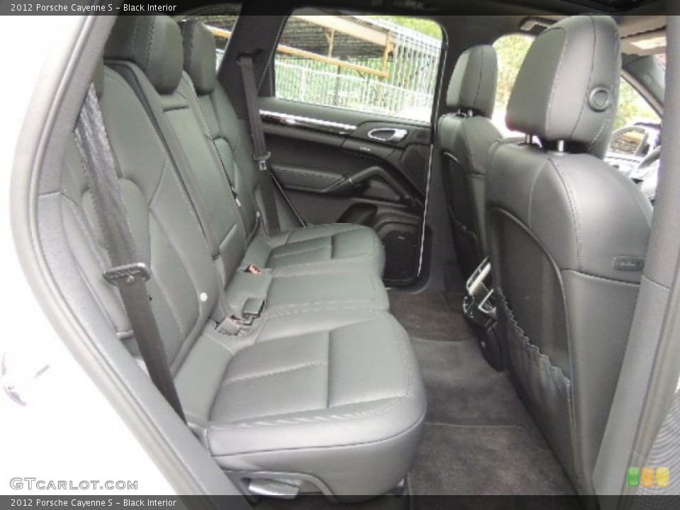 Black Interior Rear Seat for the 2012 Porsche Cayenne S #71960521