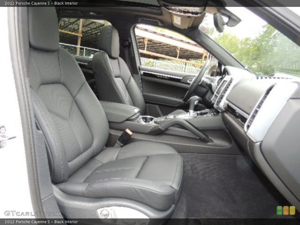 Black Interior Front Seat for the 2012 Porsche Cayenne S #71960566