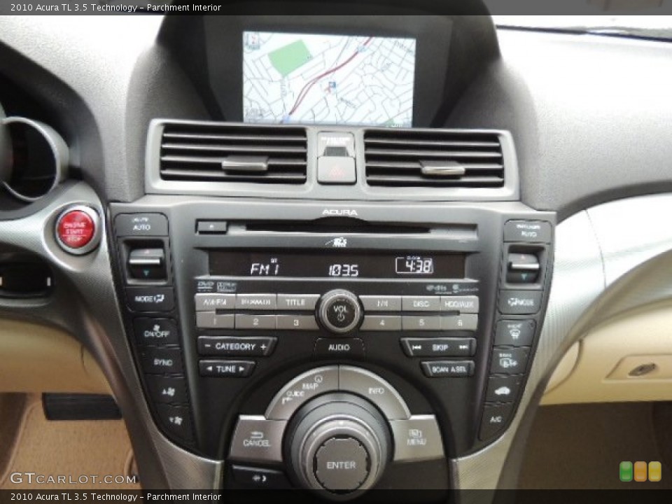 Parchment Interior Controls for the 2010 Acura TL 3.5 Technology #71960764