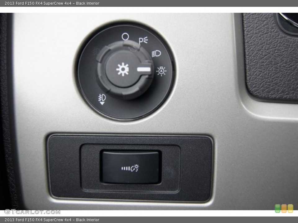 Black Interior Controls for the 2013 Ford F150 FX4 SuperCrew 4x4 #71961029