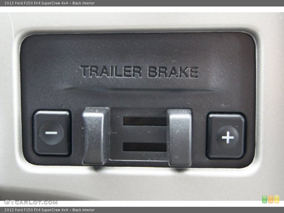 Black Interior Controls for the 2013 Ford F150 FX4 SuperCrew 4x4 #71961130