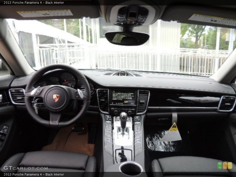 Black Interior Dashboard for the 2013 Porsche Panamera 4 #71961679