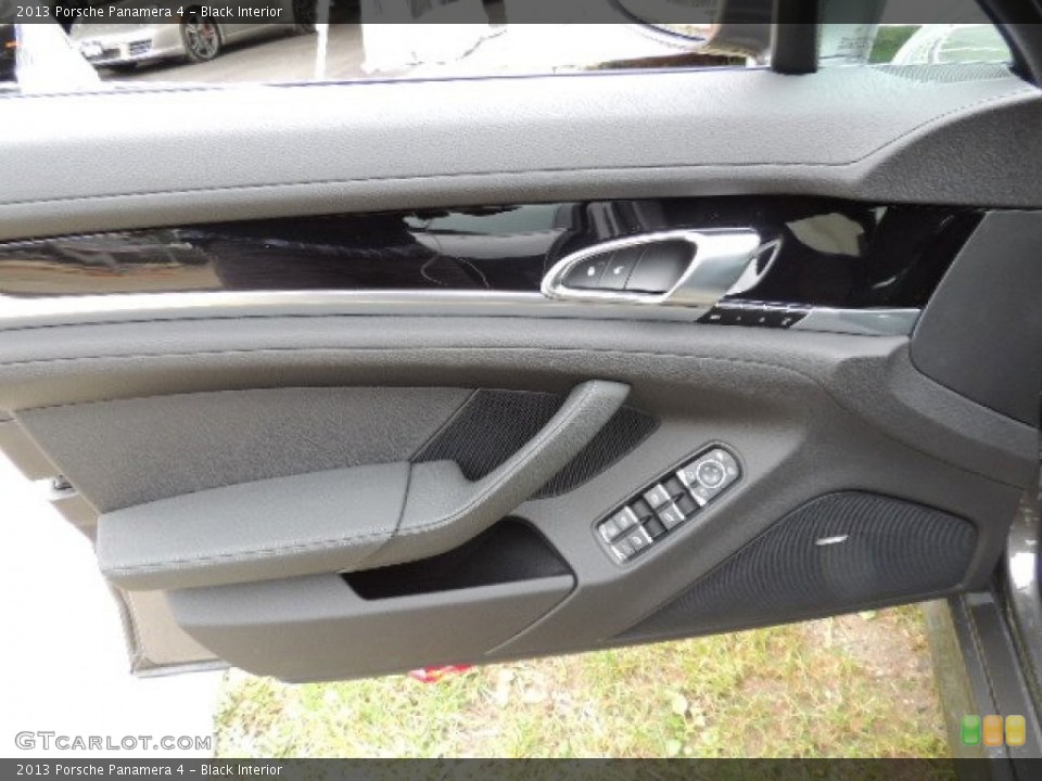 Black Interior Door Panel for the 2013 Porsche Panamera 4 #71961700