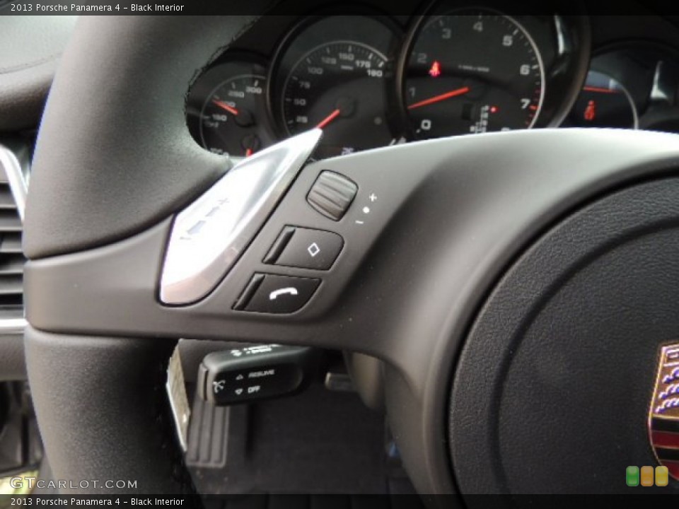 Black Interior Controls for the 2013 Porsche Panamera 4 #71961814