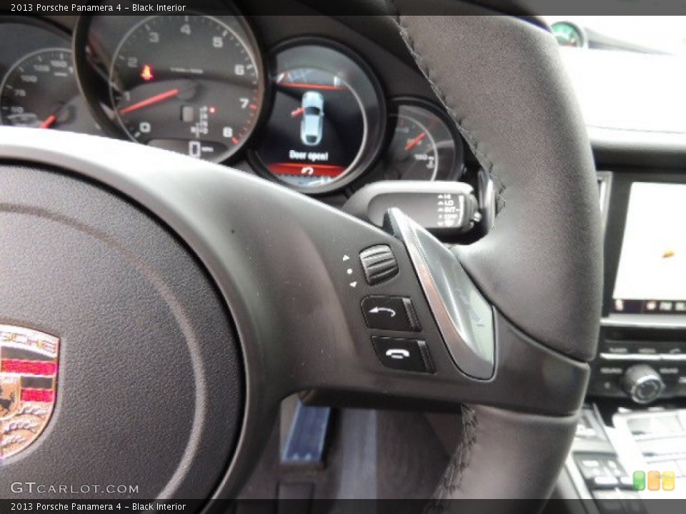 Black Interior Controls for the 2013 Porsche Panamera 4 #71961835