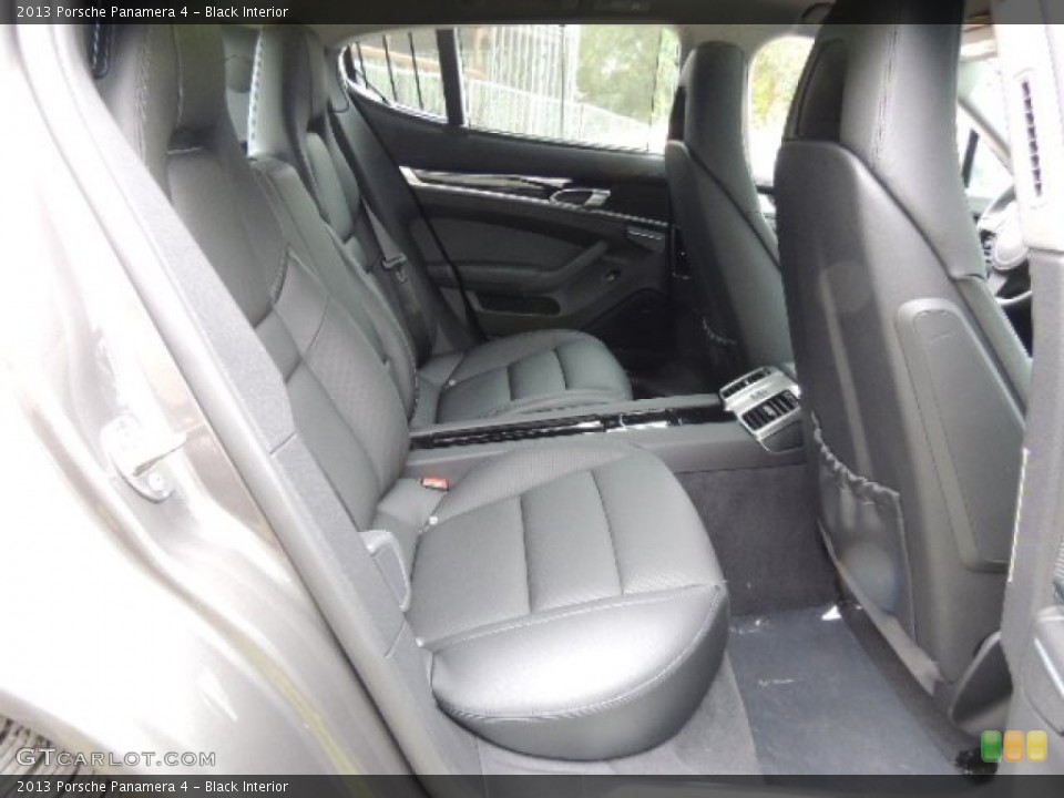 Black Interior Rear Seat for the 2013 Porsche Panamera 4 #71961946