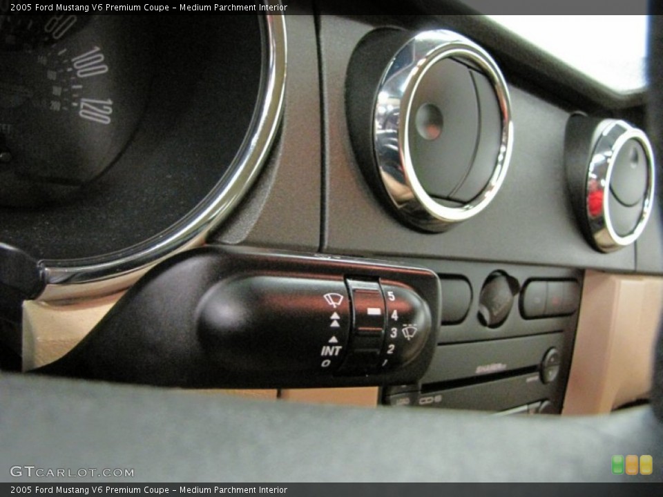 Medium Parchment Interior Controls for the 2005 Ford Mustang V6 Premium Coupe #71963605