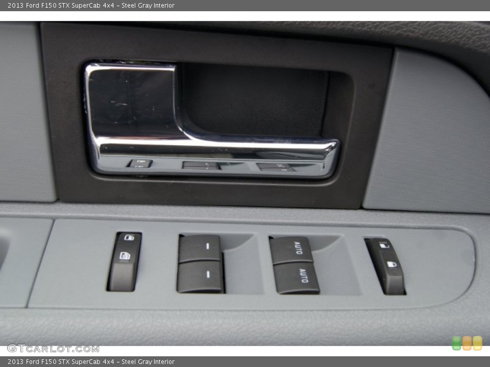 Steel Gray Interior Controls for the 2013 Ford F150 STX SuperCab 4x4 #71964175