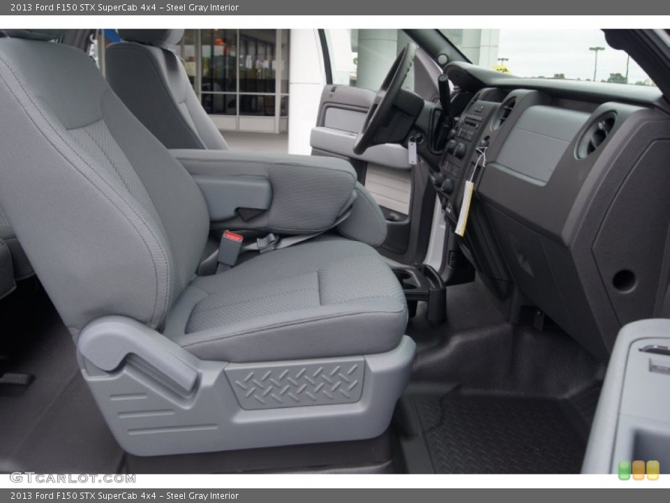 Steel Gray Interior Front Seat for the 2013 Ford F150 STX SuperCab 4x4 #71964259