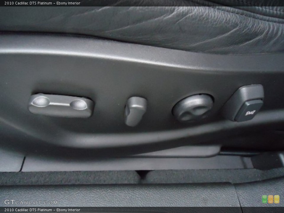 Ebony Interior Controls for the 2010 Cadillac DTS Platinum #71969511