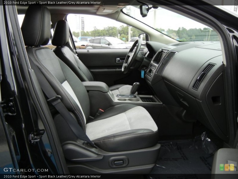 Sport Black Leather/Grey Alcantara Interior Photo for the 2010 Ford Edge Sport #71972860