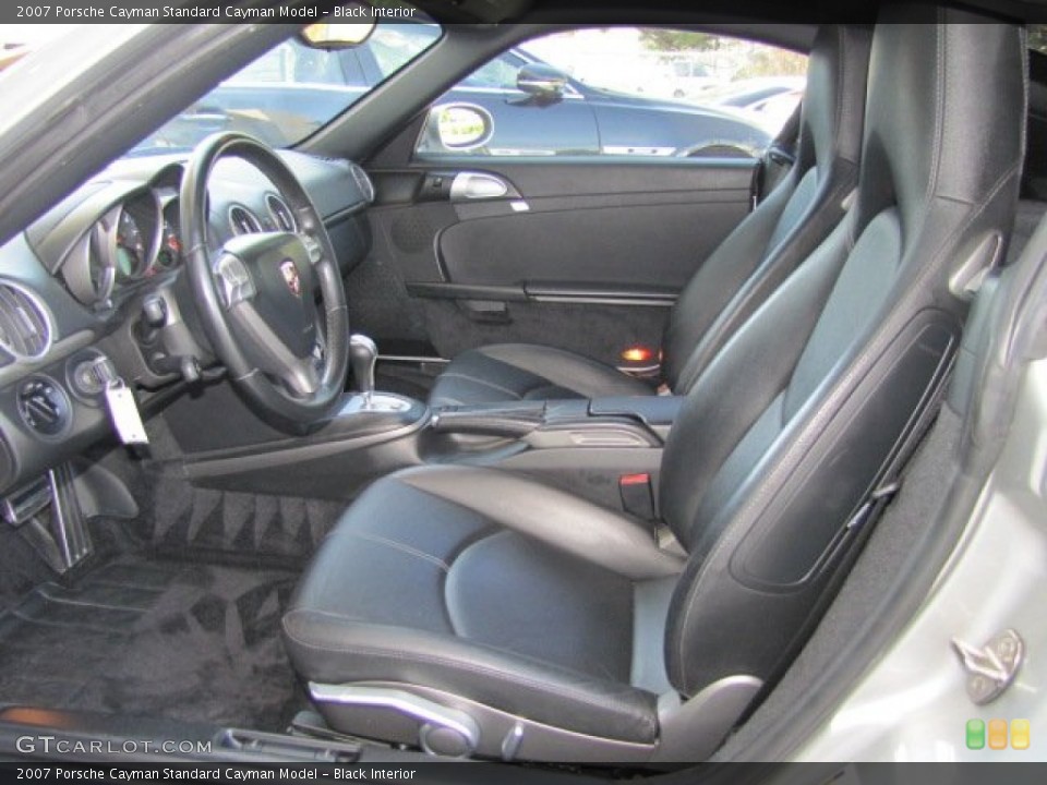 Black Interior Front Seat for the 2007 Porsche Cayman  #71973043