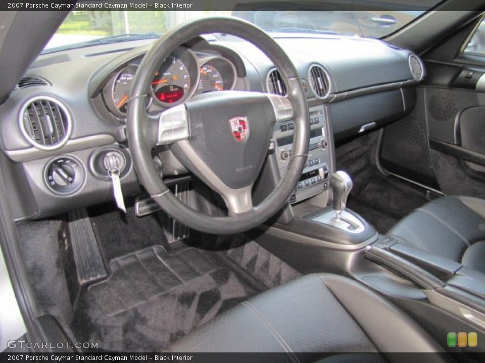 Black Interior Prime Interior for the 2007 Porsche Cayman  #71973259