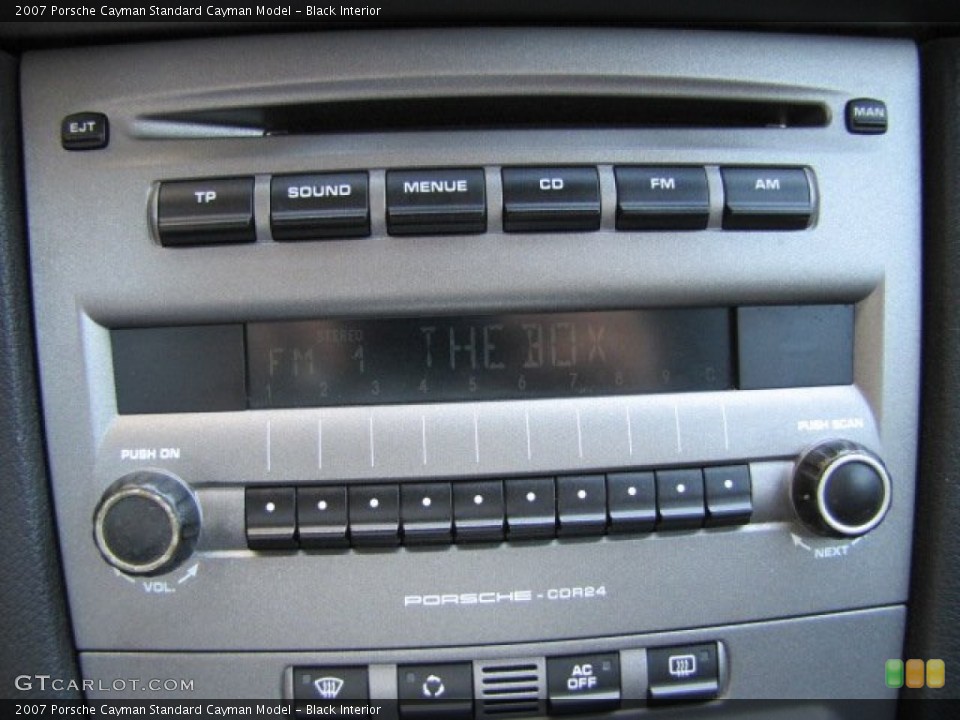 Black Interior Audio System for the 2007 Porsche Cayman  #71973394