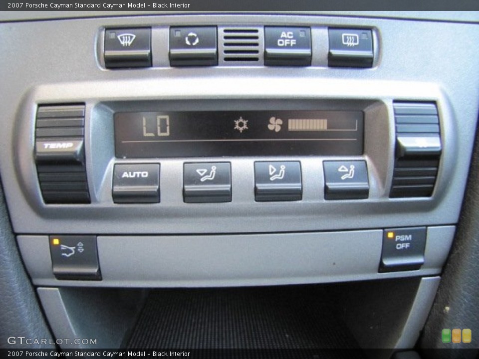 Black Interior Controls for the 2007 Porsche Cayman  #71973415