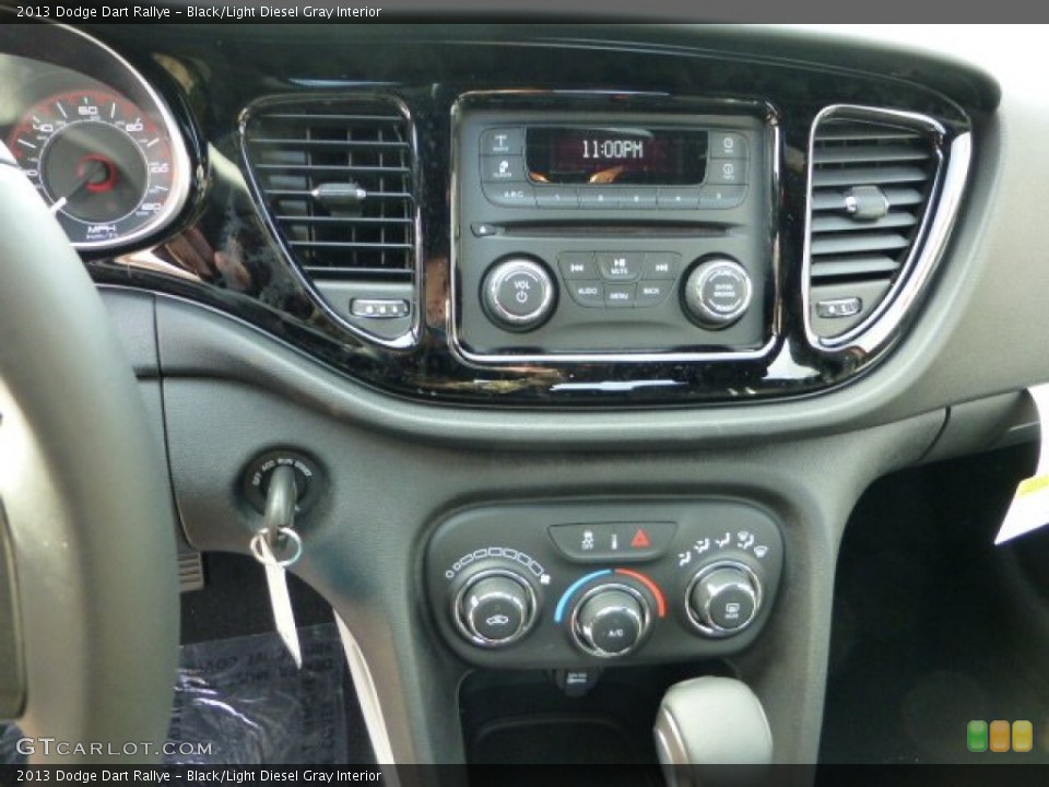 Black/Light Diesel Gray Interior Controls for the 2013 Dodge Dart Rallye #71975206