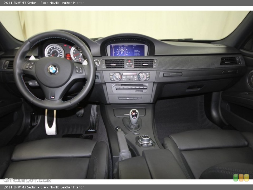 Black Novillo Leather Interior Dashboard for the 2011 BMW M3 Sedan #71976355