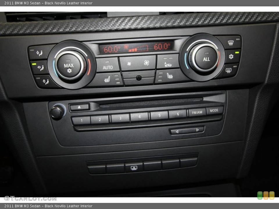 Black Novillo Leather Interior Controls for the 2011 BMW M3 Sedan #71976538