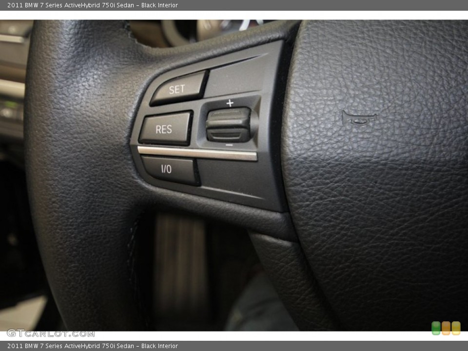 Black Interior Controls for the 2011 BMW 7 Series ActiveHybrid 750i Sedan #71976826