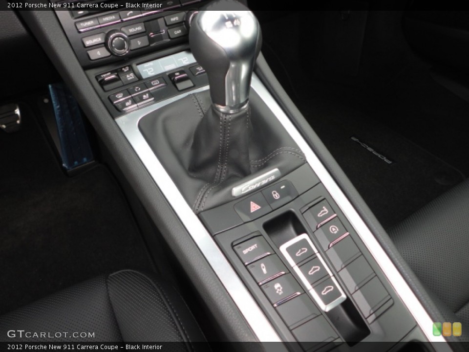 Black Interior Transmission for the 2012 Porsche New 911 Carrera Coupe #71980728