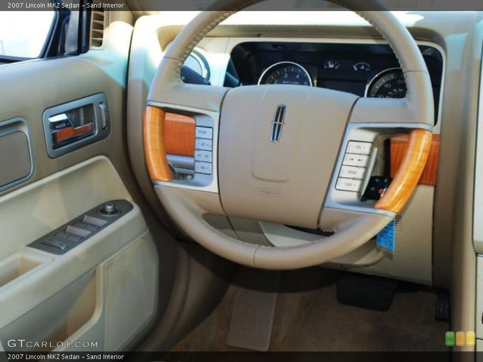 Sand Interior Steering Wheel for the 2007 Lincoln MKZ Sedan #71983791