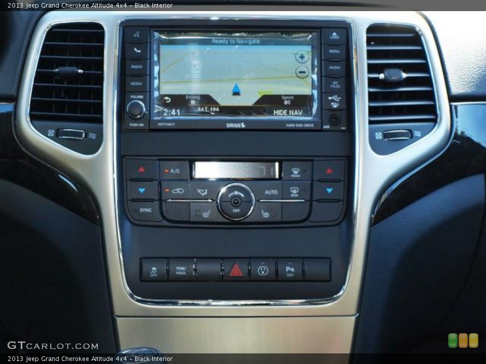 Black Interior Controls for the 2013 Jeep Grand Cherokee Altitude 4x4 #71986623