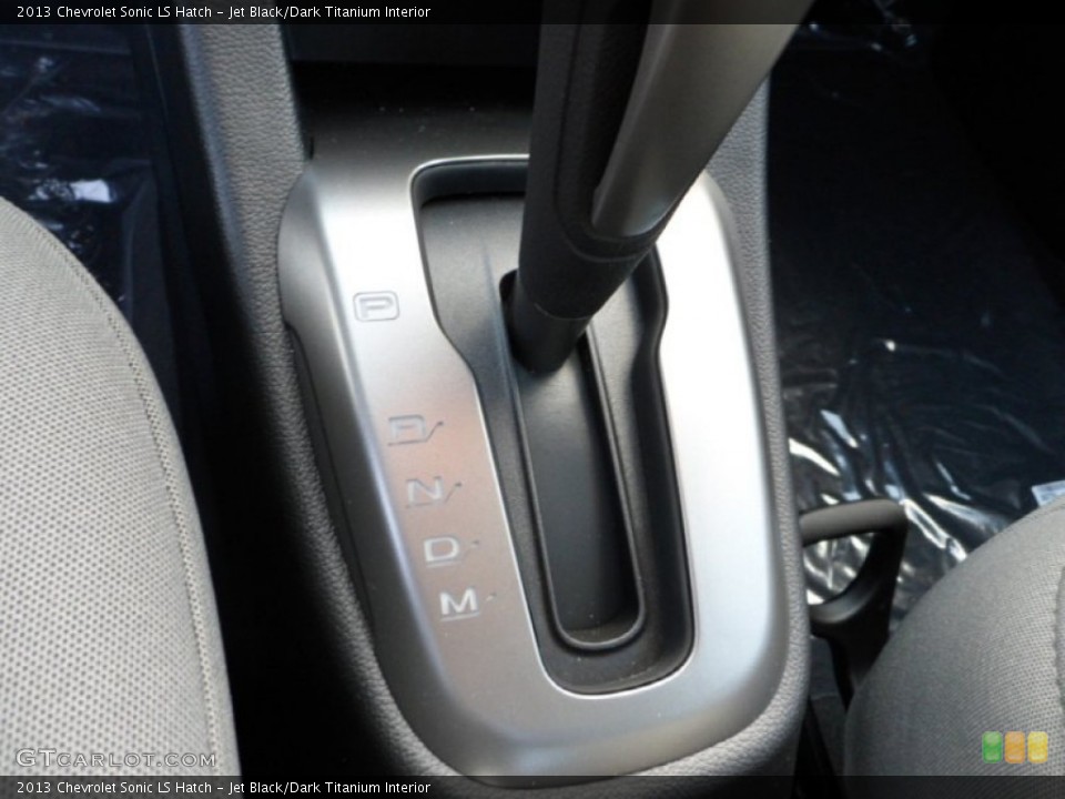 Jet Black/Dark Titanium Interior Transmission for the 2013 Chevrolet Sonic LS Hatch #71989455