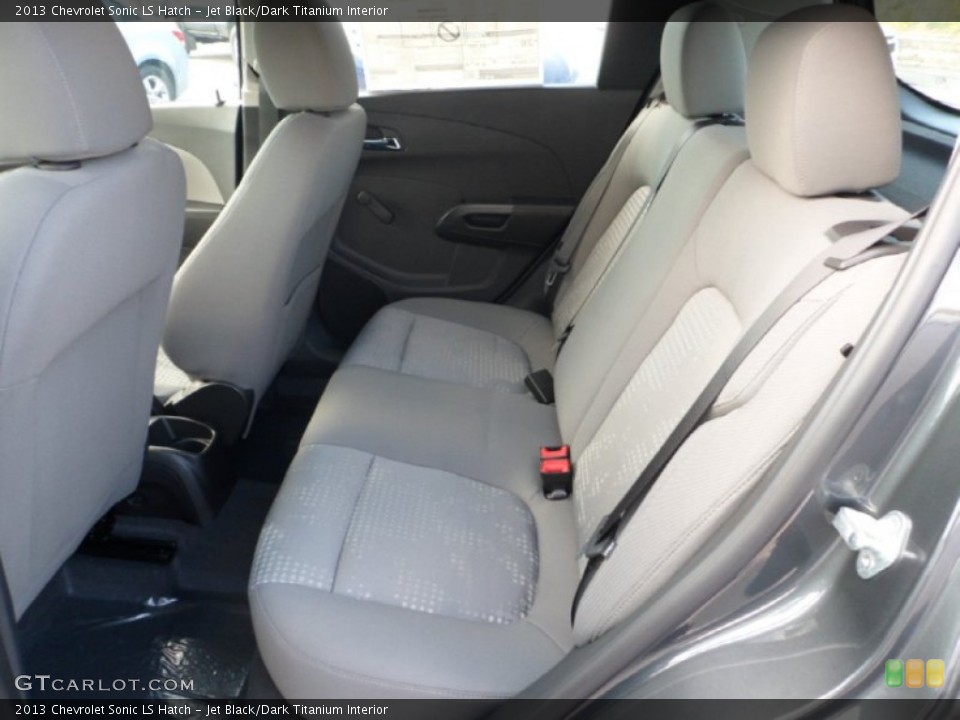Jet Black/Dark Titanium Interior Rear Seat for the 2013 Chevrolet Sonic LS Hatch #71989500