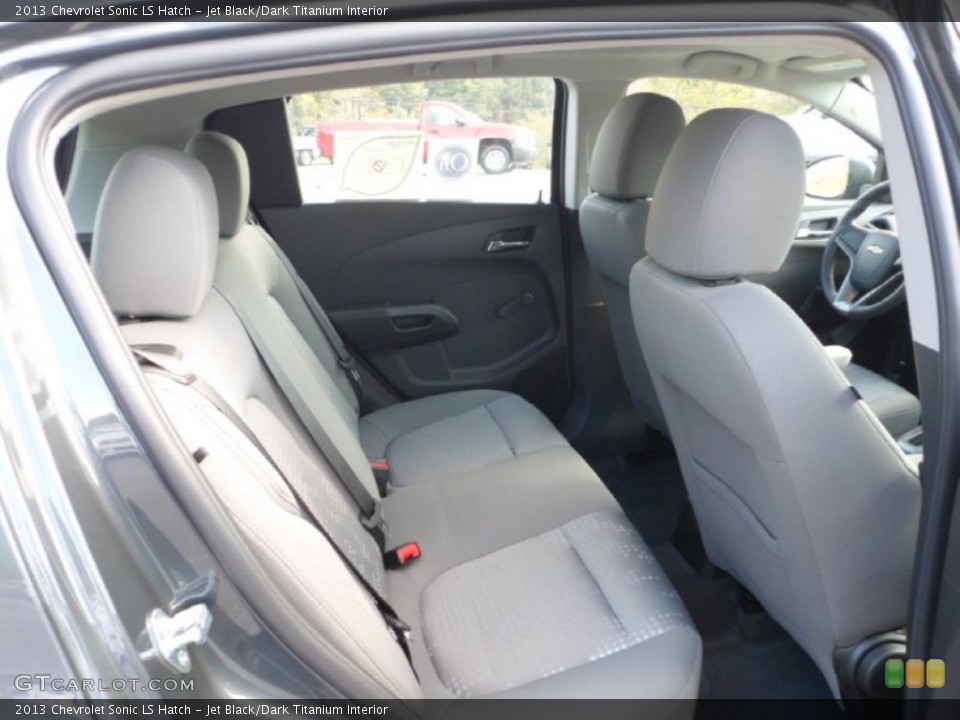 Jet Black/Dark Titanium Interior Rear Seat for the 2013 Chevrolet Sonic LS Hatch #71989587