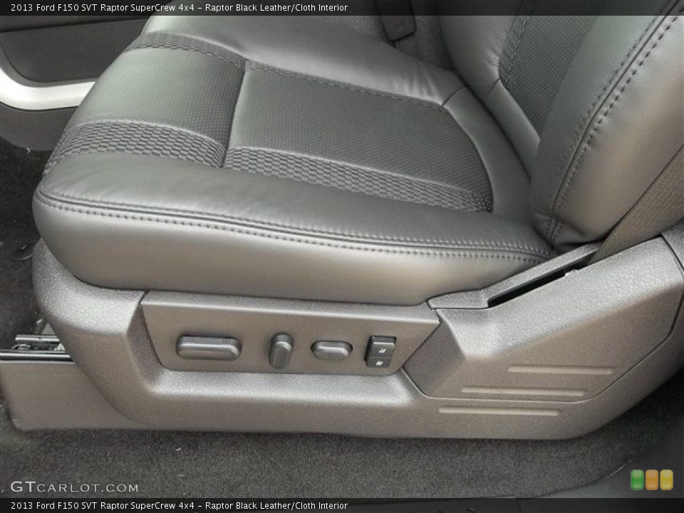 Raptor Black Leather/Cloth Interior Controls for the 2013 Ford F150 SVT Raptor SuperCrew 4x4 #71990317