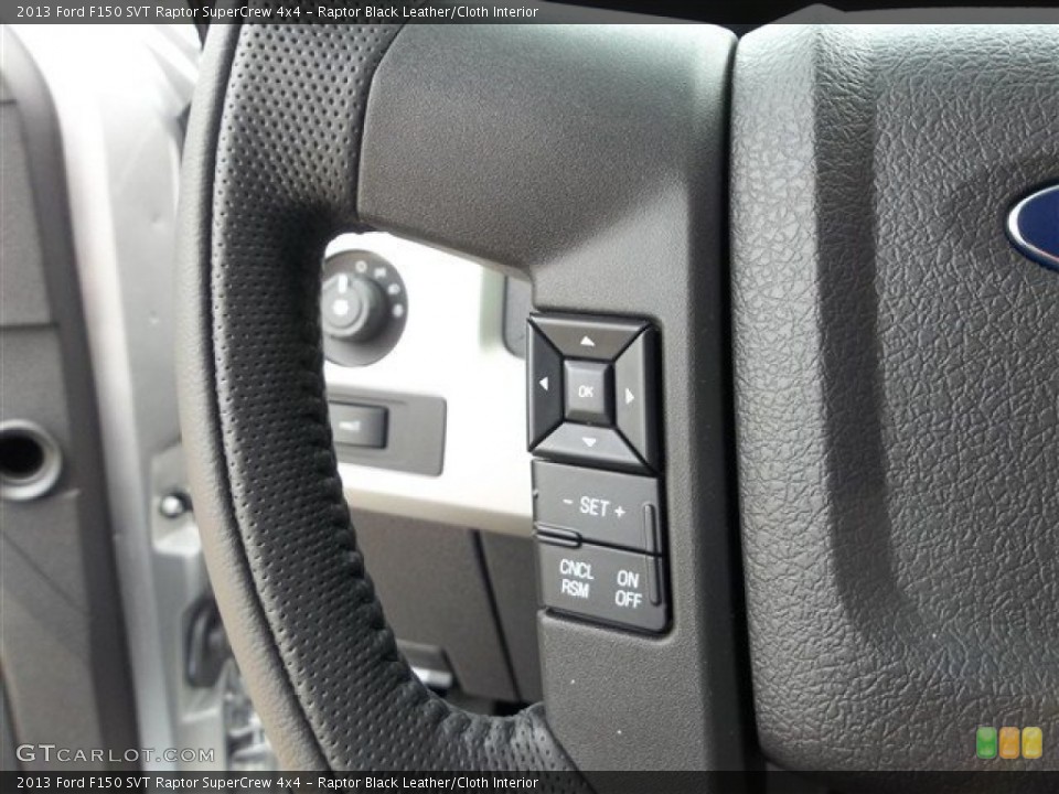 Raptor Black Leather/Cloth Interior Controls for the 2013 Ford F150 SVT Raptor SuperCrew 4x4 #71990388