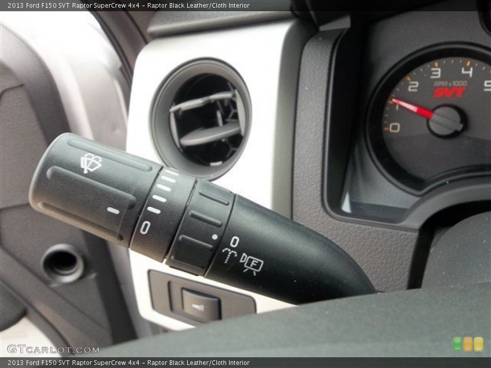 Raptor Black Leather/Cloth Interior Controls for the 2013 Ford F150 SVT Raptor SuperCrew 4x4 #71990412