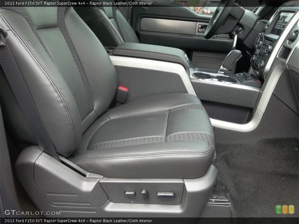 Raptor Black Leather/Cloth Interior Photo for the 2013 Ford F150 SVT Raptor SuperCrew 4x4 #71990685