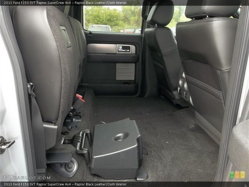 Raptor Black Leather/Cloth Interior Rear Seat for the 2013 Ford F150 SVT Raptor SuperCrew 4x4 #71990877