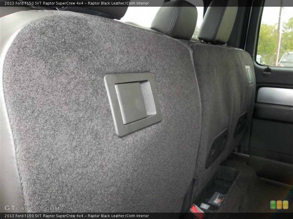 Raptor Black Leather/Cloth Interior Rear Seat for the 2013 Ford F150 SVT Raptor SuperCrew 4x4 #71990901