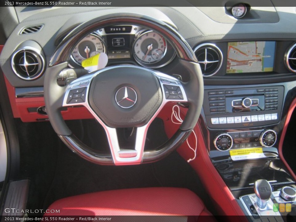 Red/Black Interior Dashboard for the 2013 Mercedes-Benz SL 550 Roadster #71990967