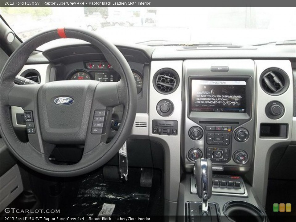 Raptor Black Leather/Cloth Interior Dashboard for the 2013 Ford F150 SVT Raptor SuperCrew 4x4 #71990970