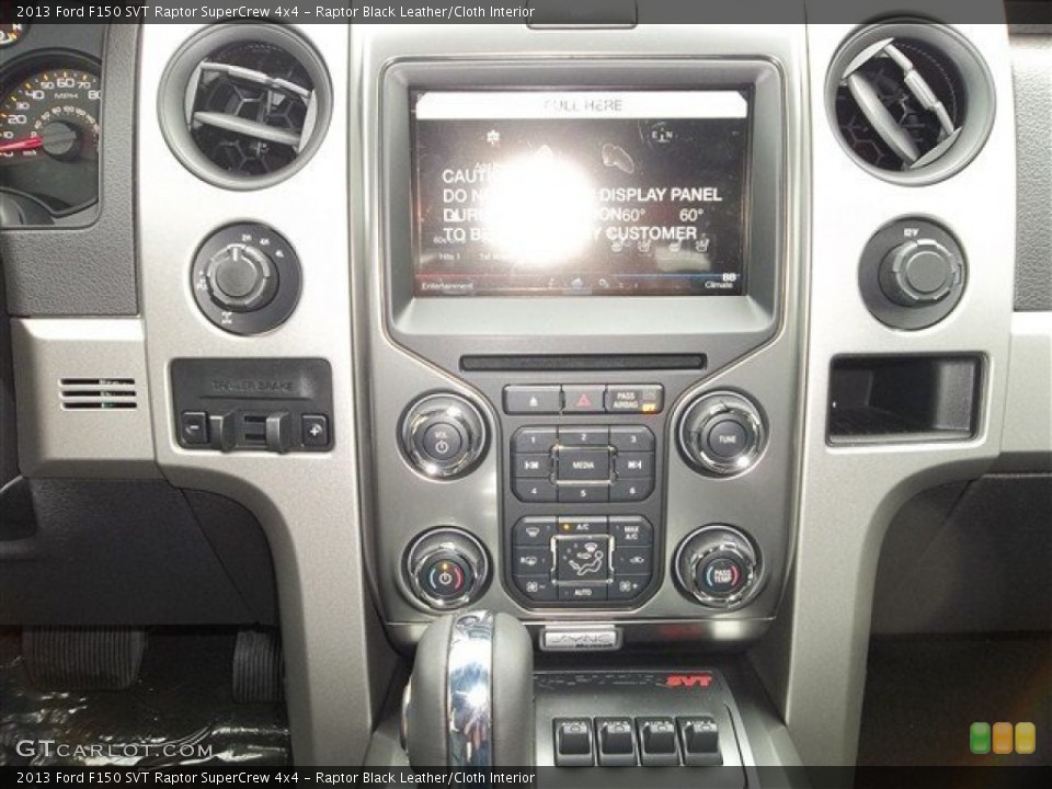 Raptor Black Leather/Cloth Interior Controls for the 2013 Ford F150 SVT Raptor SuperCrew 4x4 #71990997