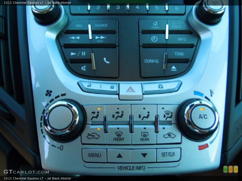 Jet Black Interior Controls for the 2013 Chevrolet Equinox LT #71991990