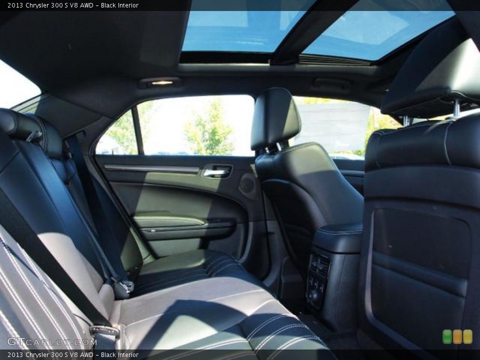 Black Interior Rear Seat for the 2013 Chrysler 300 S V8 AWD #71993574