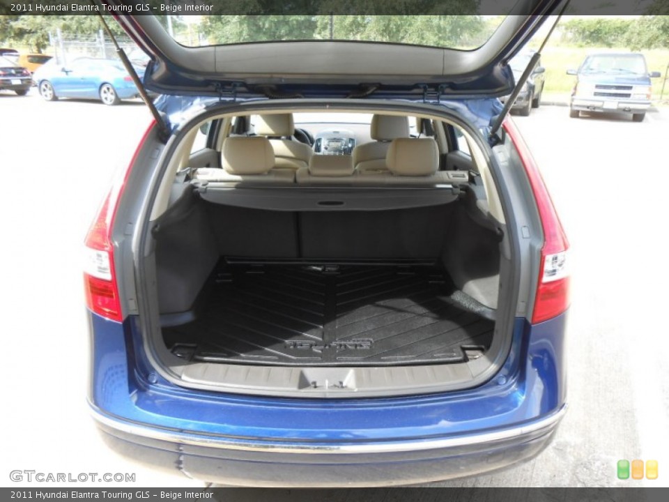 Beige Interior Trunk for the 2011 Hyundai Elantra Touring GLS #71993908