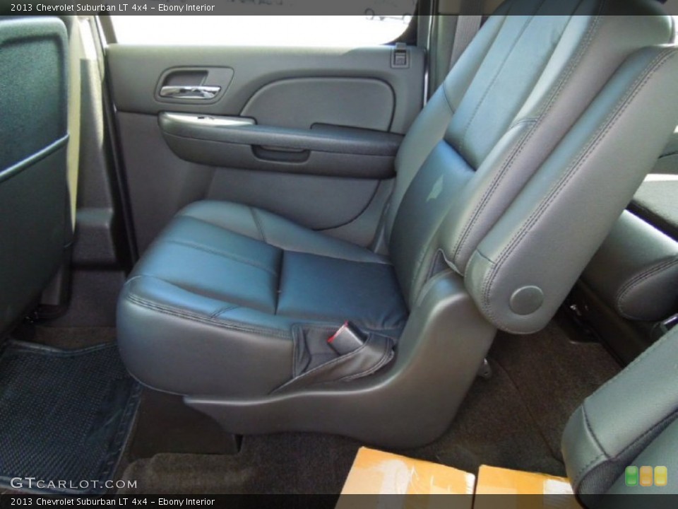 Ebony Interior Rear Seat for the 2013 Chevrolet Suburban LT 4x4 #71994165