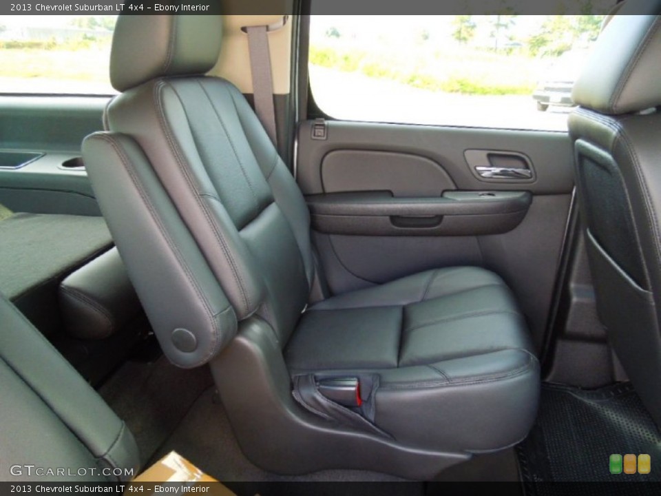 Ebony Interior Rear Seat for the 2013 Chevrolet Suburban LT 4x4 #71994297